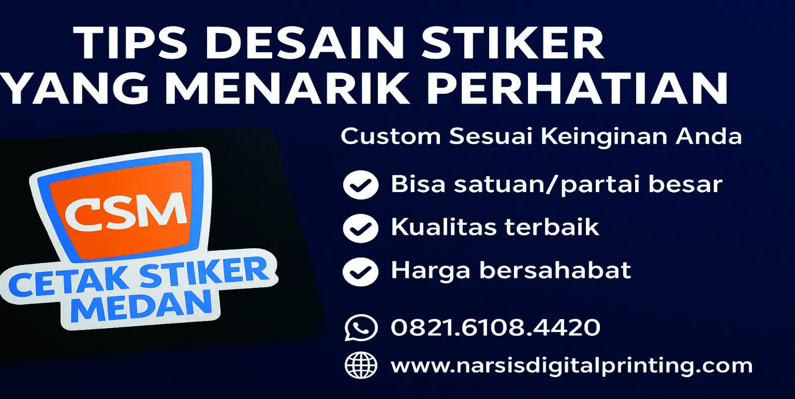 Tips desain stiker y.