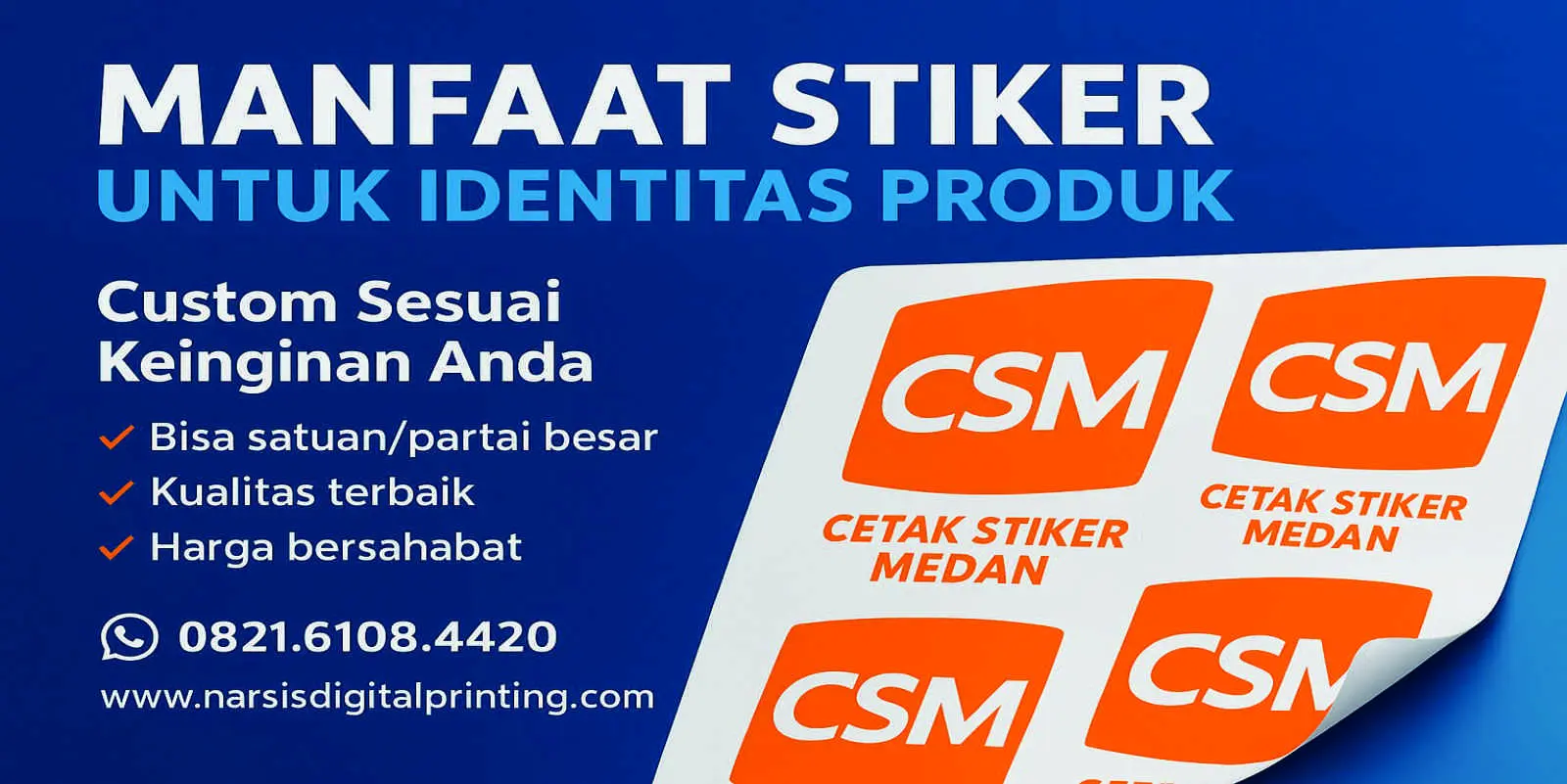 Manfaat stiker untuk.