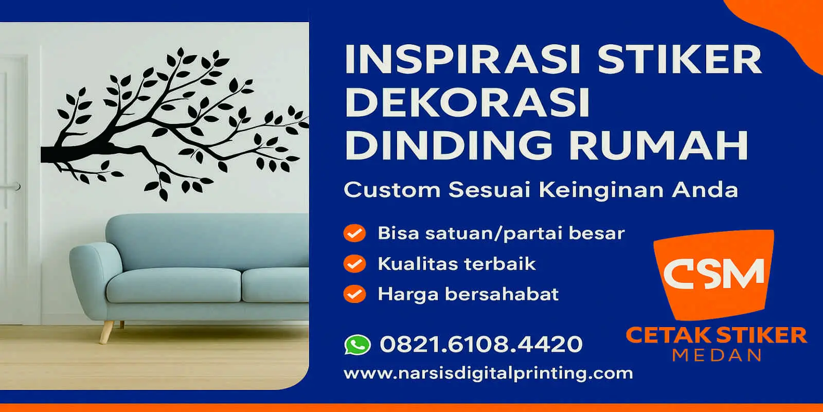 Inspirasi stiker dek.