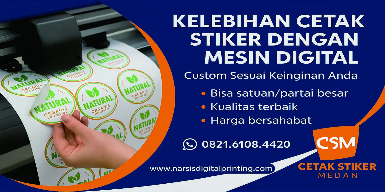Kelebihan cetak stik.