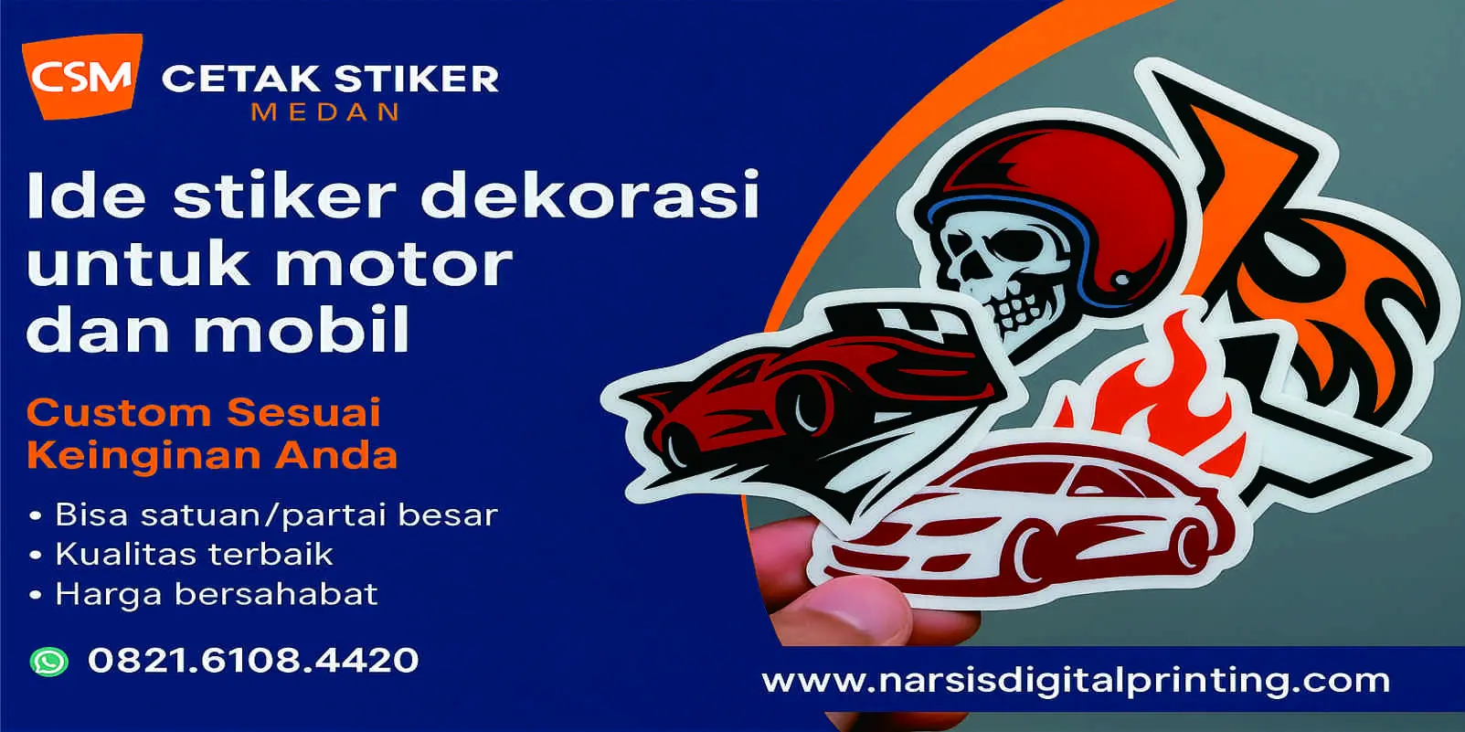 Ide stiker dekorasi .