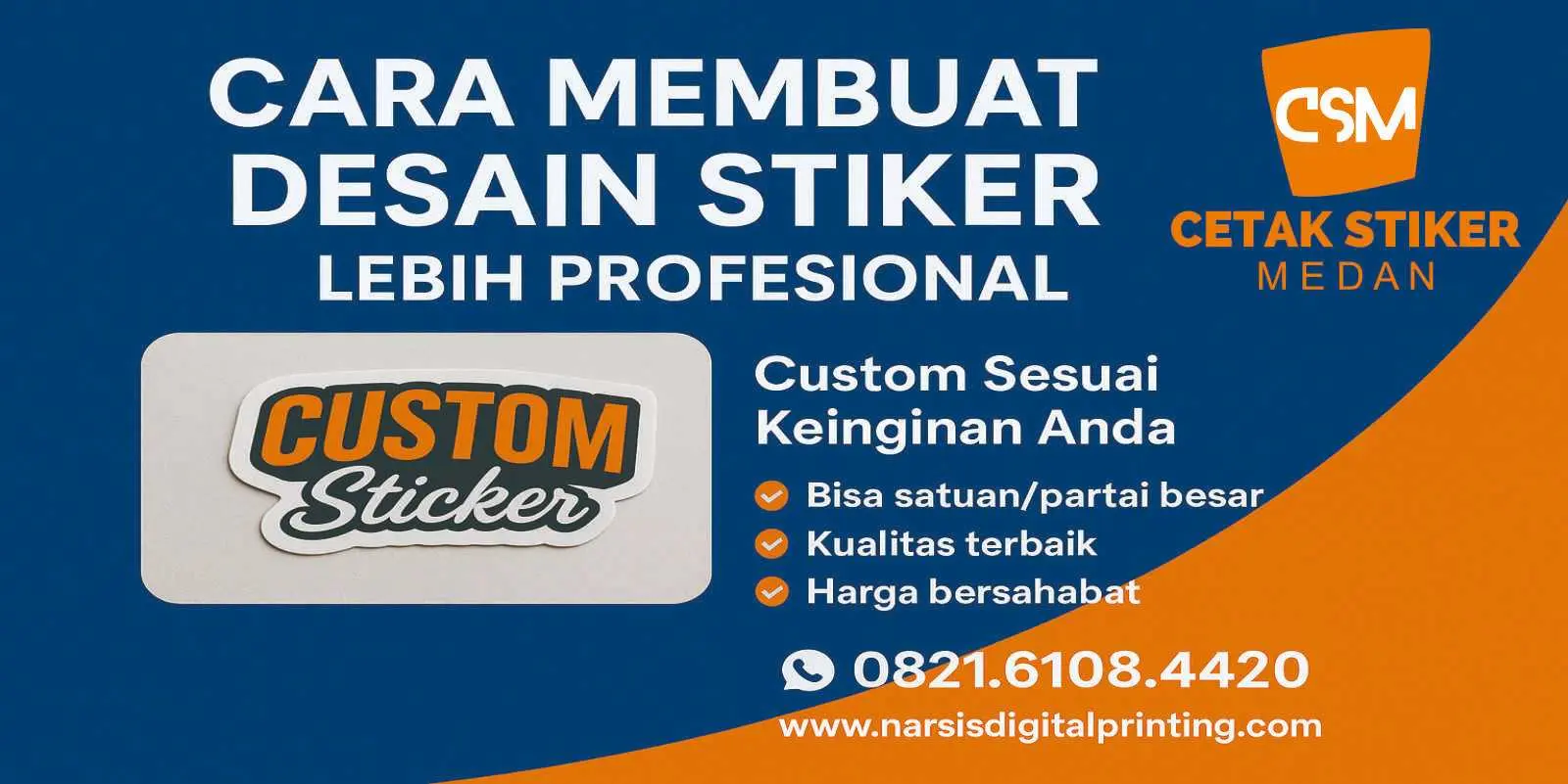 Cara membuat desain stiker lebih profesional