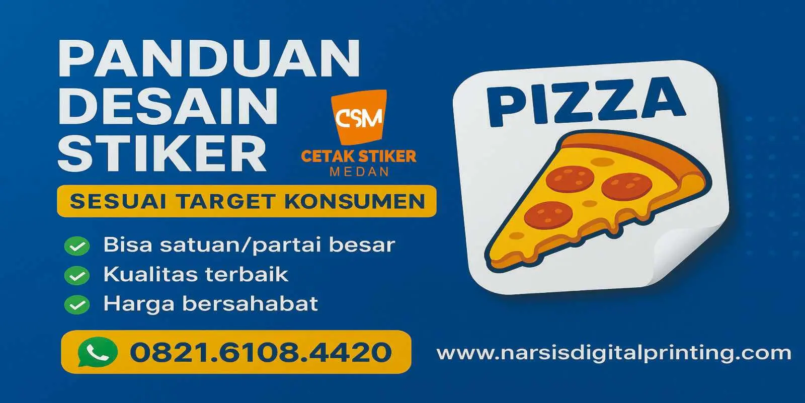 Panduan desain stiker sesuai target konsumen