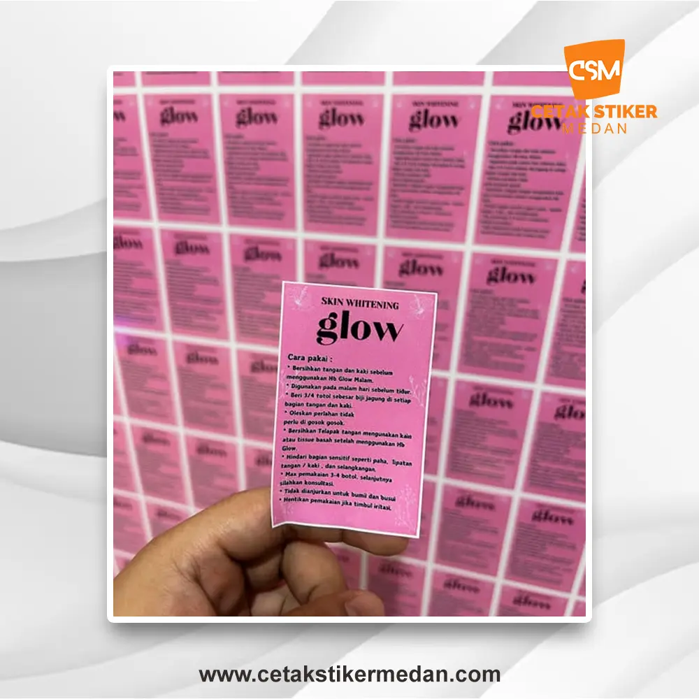 Jasa Cetak Stiker Medan Murah & Berkualitas – Sticker Custom Vinyl, Cutting & Label Produk Medan
