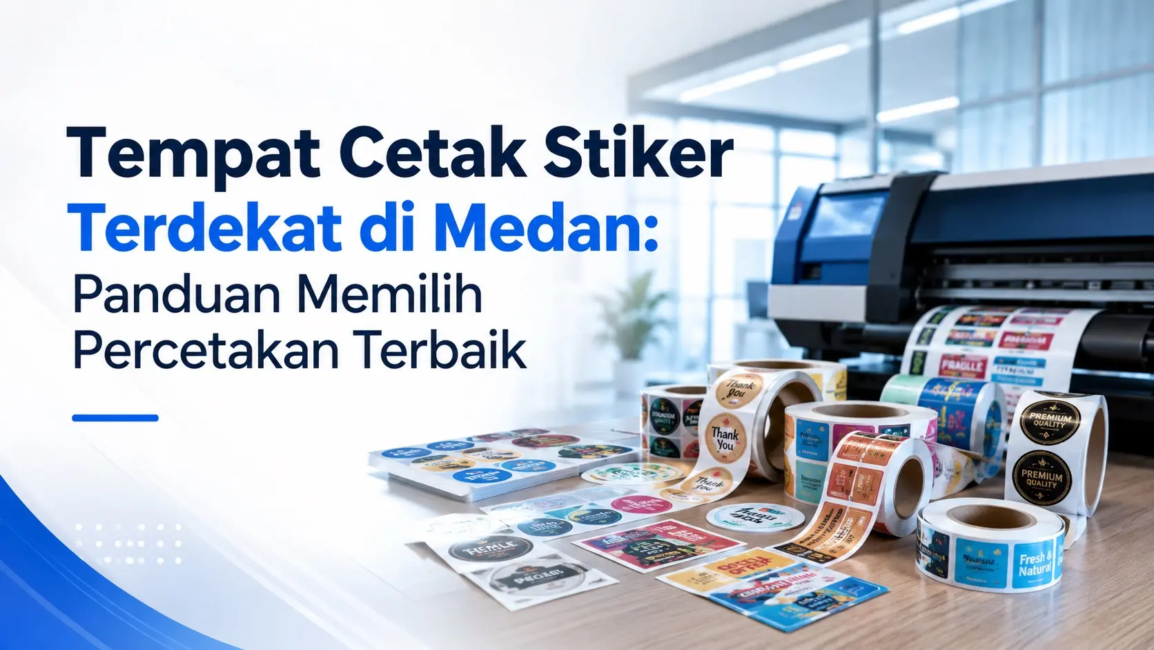 Tempat Cetak Stiker Terdekat di Medan: Panduan Memilih Percetakan Terbaik