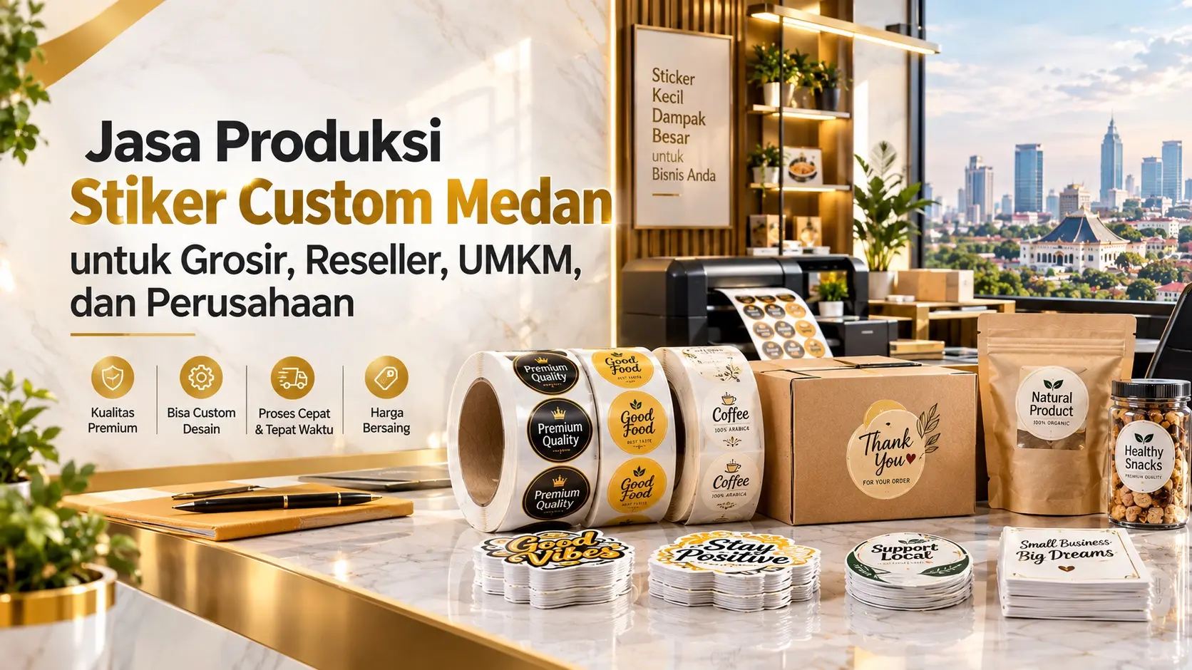 Jasa Produksi Stiker.