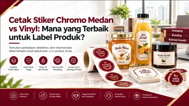 Cetak Stiker Chromo .