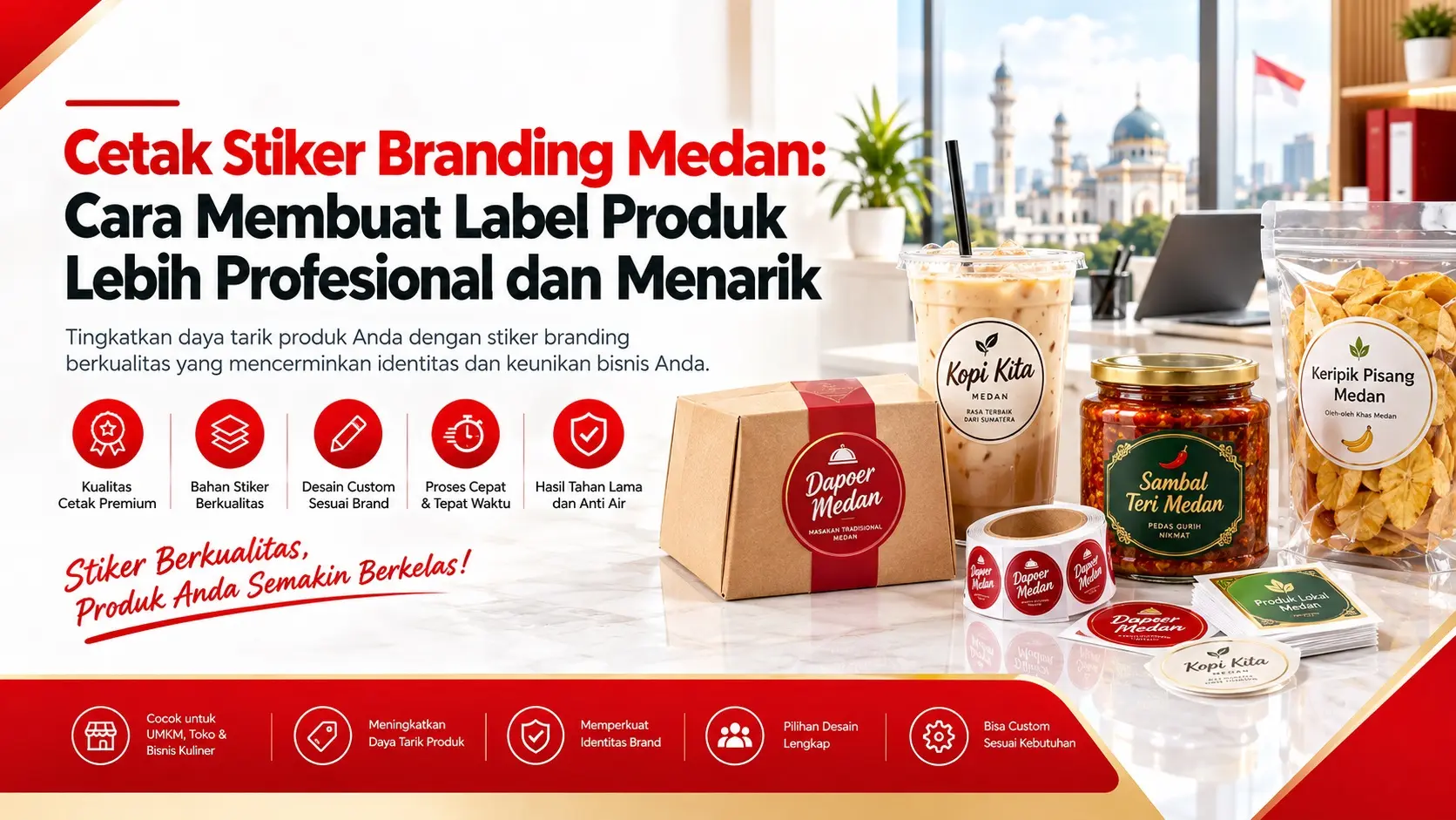 Cetak Stiker Branding Medan Cara Membuat Label Produk Lebih Profesional dan Menarik