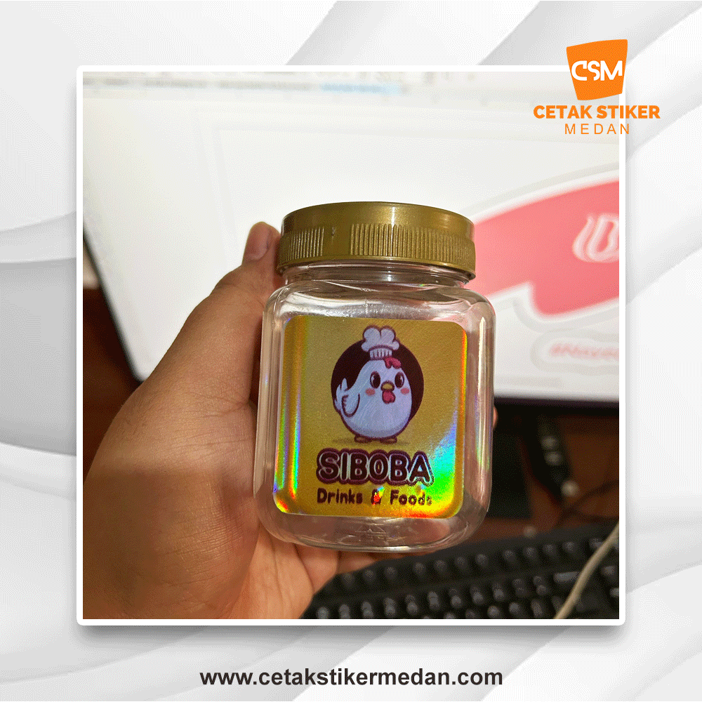 Stiker Hologram Label Produk