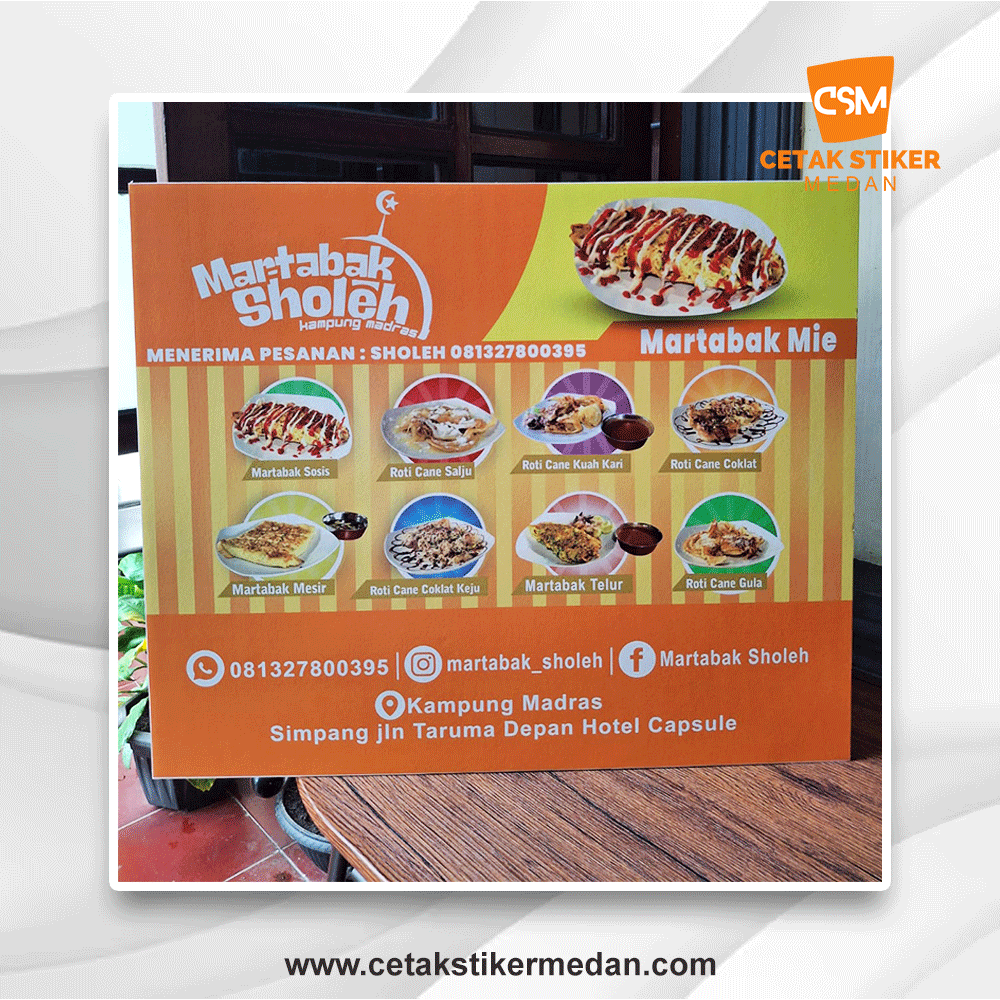 Stiker Foamboard