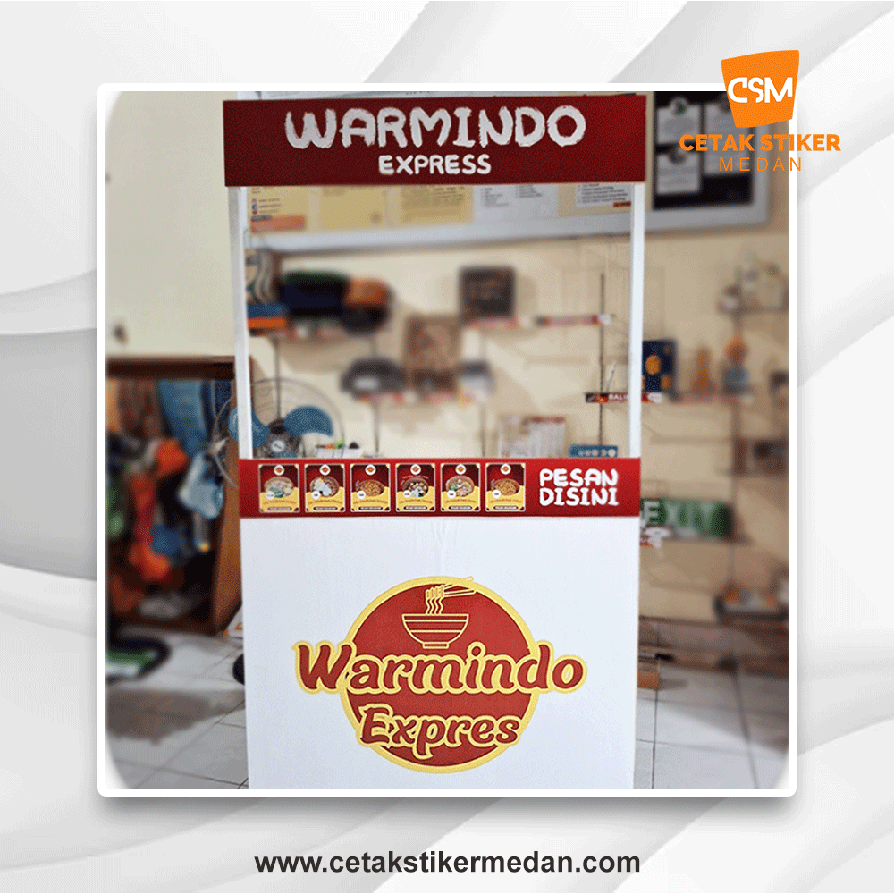 Stiker Vinyl untuk Event Desk